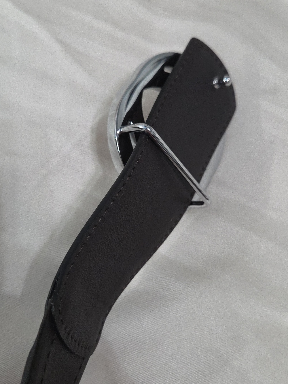 Gucci Green Red Reversible Belt with Silver Double G Buckle - Picture 13 of 16